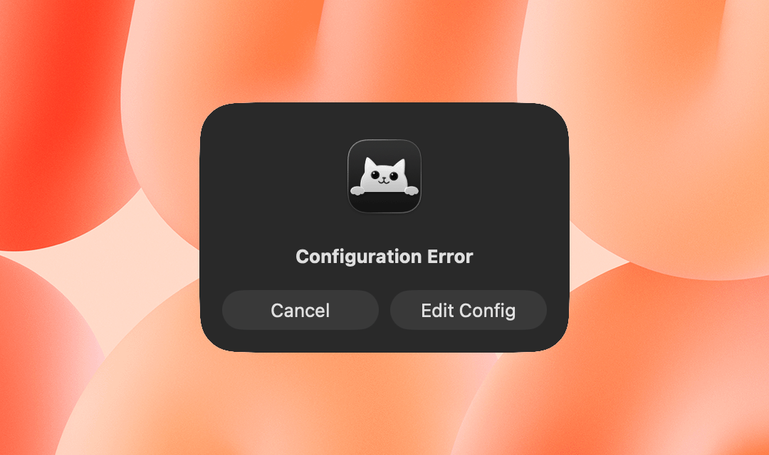 Config Validation Dialog